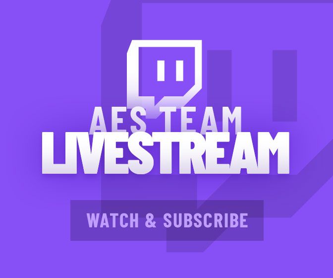 AES Team Livestream team-livestream-twitch-banner